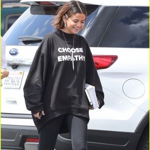 Choose Empathy Sweatshirt - seen on Selena Gomez ! XS